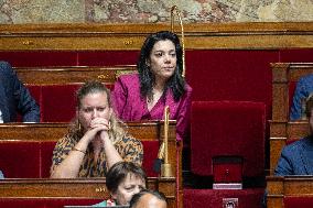 Session of questions to the government at the French National Assembly - Paris EB