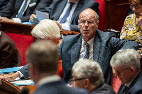 Session of questions to the government at the French National Assembly - Paris EB