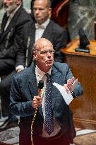 Session of questions to the government at the French National Assembly - Paris EB
