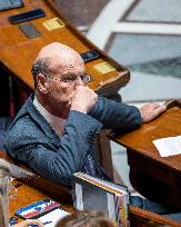 Session of questions to the government at the French National Assembly - Paris EB