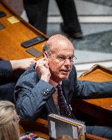Session of questions to the government at the French National Assembly - Paris EB