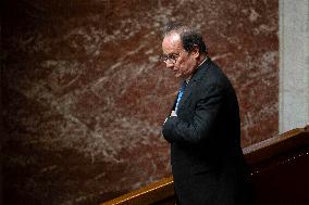 Session of questions to the government at the French National Assembly - Paris EB