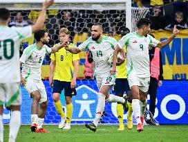 SOCCER FRIENDLY SWEDEN-ALGERIA