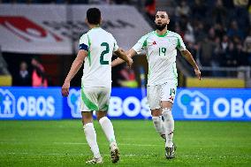 SOCCER FRIENDLY SWEDEN-ALGERIA