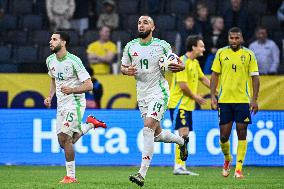 SOCCER FRIENDLY SWEDEN-ALGERIA