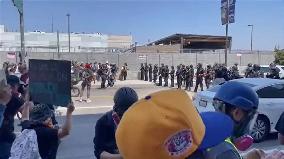 Immigration raid protests in Los Angeles