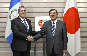 Japan-Guatemala leaders' talks