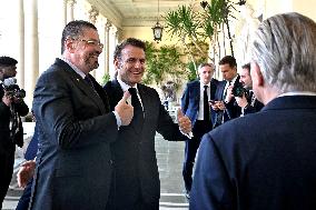President Macron Meets Costa Rican President Chaves At UN Ocean Conference - Nice