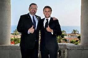 President Macron Meets Costa Rican President Chaves At UN Ocean Conference - Nice