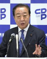 Japan main opposition party head Noda