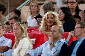 Victoria Silvstedt at French Basketball Championship - Monaco