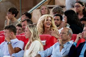 Victoria Silvstedt at French Basketball Championship - Monaco