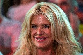 Victoria Silvstedt at French Basketball Championship - Monaco