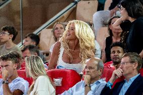Victoria Silvstedt at French Basketball Championship - Monaco