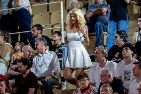 Victoria Silvstedt at French Basketball Championship - Monaco