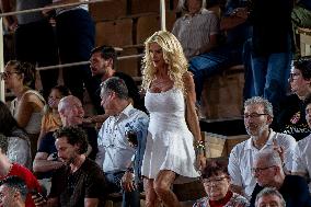 Victoria Silvstedt at French Basketball Championship - Monaco