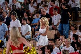Victoria Silvstedt at French Basketball Championship - Monaco
