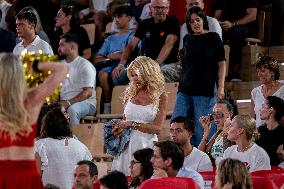 Victoria Silvstedt at French Basketball Championship - Monaco