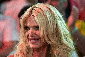 Victoria Silvstedt at French Basketball Championship - Monaco