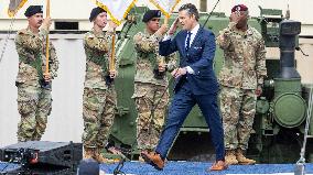 Donald Trump At US Army’s 250th Anniversary - North Carolina