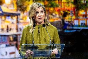 Queen Maxima at the Global Summit Consumer Goods Forum - Amsterdam