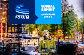 Queen Maxima at the Global Summit Consumer Goods Forum - Amsterdam