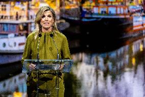 Queen Maxima at the Global Summit Consumer Goods Forum - Amsterdam