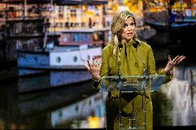 Queen Maxima at the Global Summit Consumer Goods Forum - Amsterdam