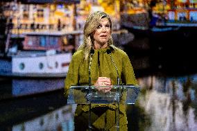 Queen Maxima at the Global Summit Consumer Goods Forum - Amsterdam