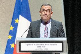 Signing of the strategic contract for the nuclear industry - Massy Aj