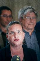 La France Insoumise speaks to the press after leaving the National Assembly - Paris AJ
