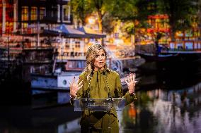Queen Maxima at the Global Summit Consumer Goods Forum - Amsterdam