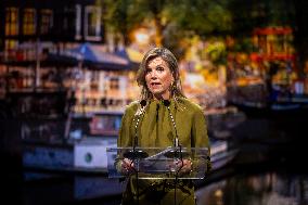 Queen Maxima at the Global Summit Consumer Goods Forum - Amsterdam