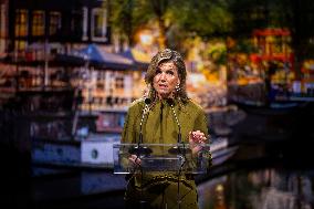 Queen Maxima at the Global Summit Consumer Goods Forum - Amsterdam