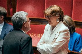Session of questions to the government at the French National Assembly - Paris AJ