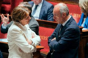 Session of questions to the government at the French National Assembly - Paris AJ