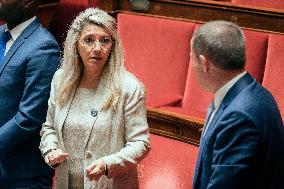 Session of questions to the government at the French National Assembly - Paris AJ