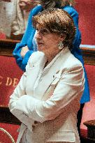 Session of questions to the government at the French National Assembly - Paris AJ