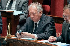 Session of questions to the government at the French National Assembly - Paris AJ