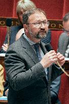 Session of questions to the government at the French National Assembly - Paris AJ