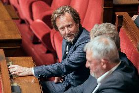 Session of questions to the government at the French National Assembly - Paris AJ