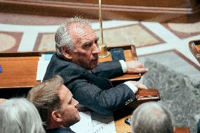 Session of questions to the government at the French National Assembly - Paris AJ
