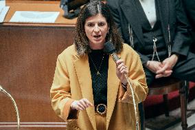 Session of questions to the government at the French National Assembly - Paris AJ