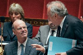Session of questions to the government at the French National Assembly - Paris AJ
