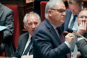 Session of questions to the government at the French National Assembly - Paris AJ
