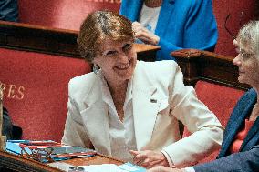 Session of questions to the government at the French National Assembly - Paris AJ