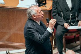 Session of questions to the government at the French National Assembly - Paris AJ