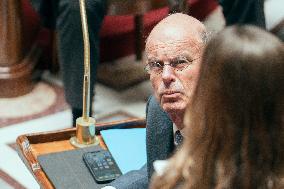 Session of questions to the government at the French National Assembly - Paris AJ