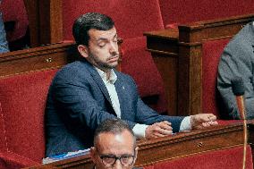 Session of questions to the government at the French National Assembly - Paris AJ