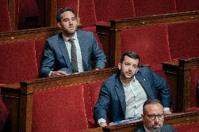 Session of questions to the government at the French National Assembly - Paris AJ